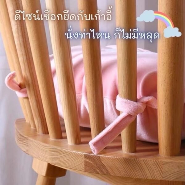 DUDEE เบาะรองนั่งทรงสี่เหลี่ยมลายการ์ตูน - Image 3